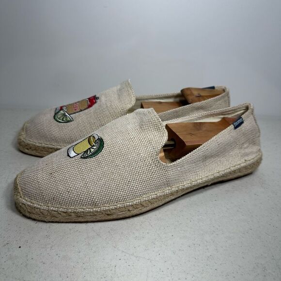 Soludos Mens Beer Shot Smoking Slippers Shoes Espadrille Loafer Slip On  Size 12 - Picture 4 of 8